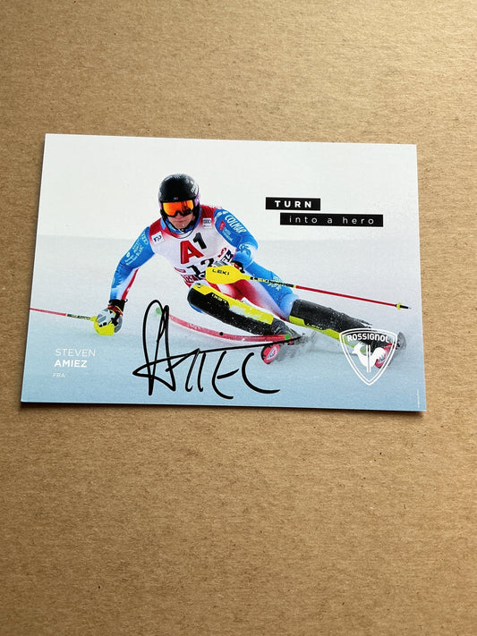 Steven Amiez, France 🇫🇷 Alpine Winter Sports 2024/25 hand signed - Autographs-World