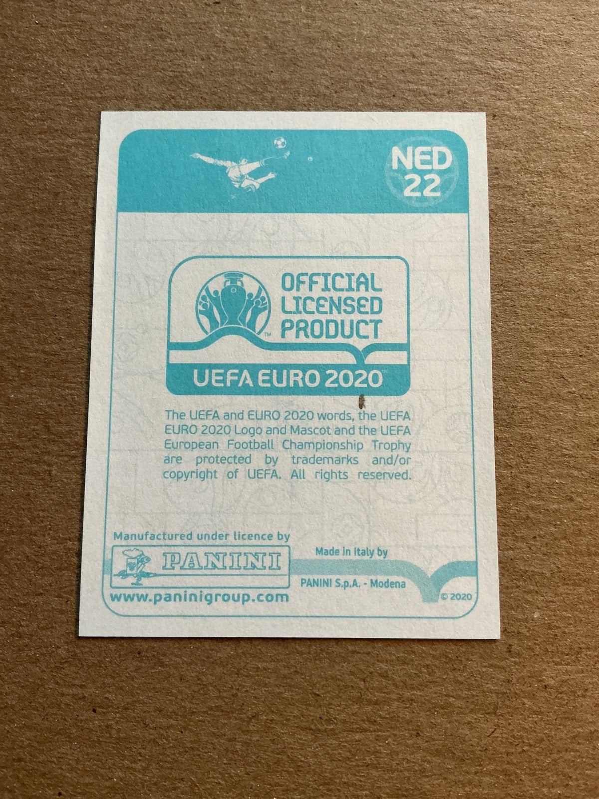 Steven Berghuis, Netherlands 🇳🇱 UEFA Euro 2020 Panini hand signed - Autographs-World