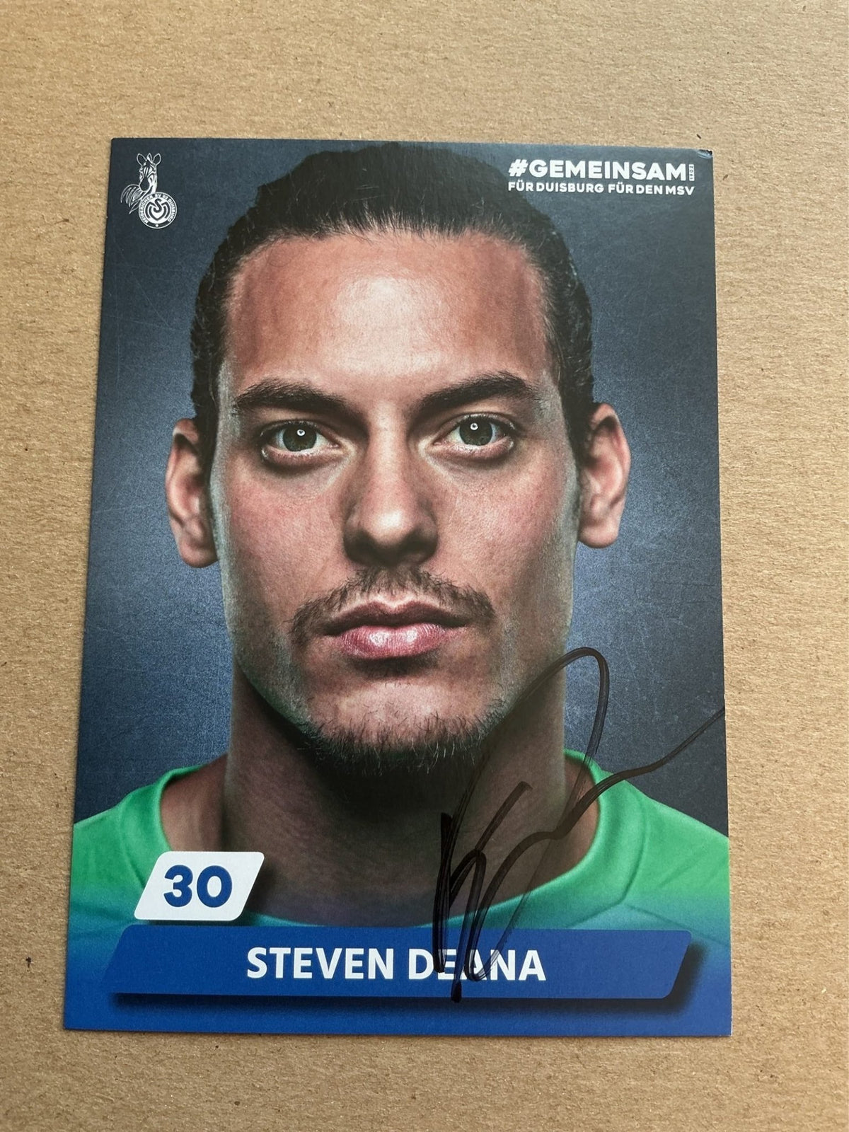 Steven Deana, Switzerland 🇨🇭 MSV Duisburg 2019/20 hand signed - Autographs-World