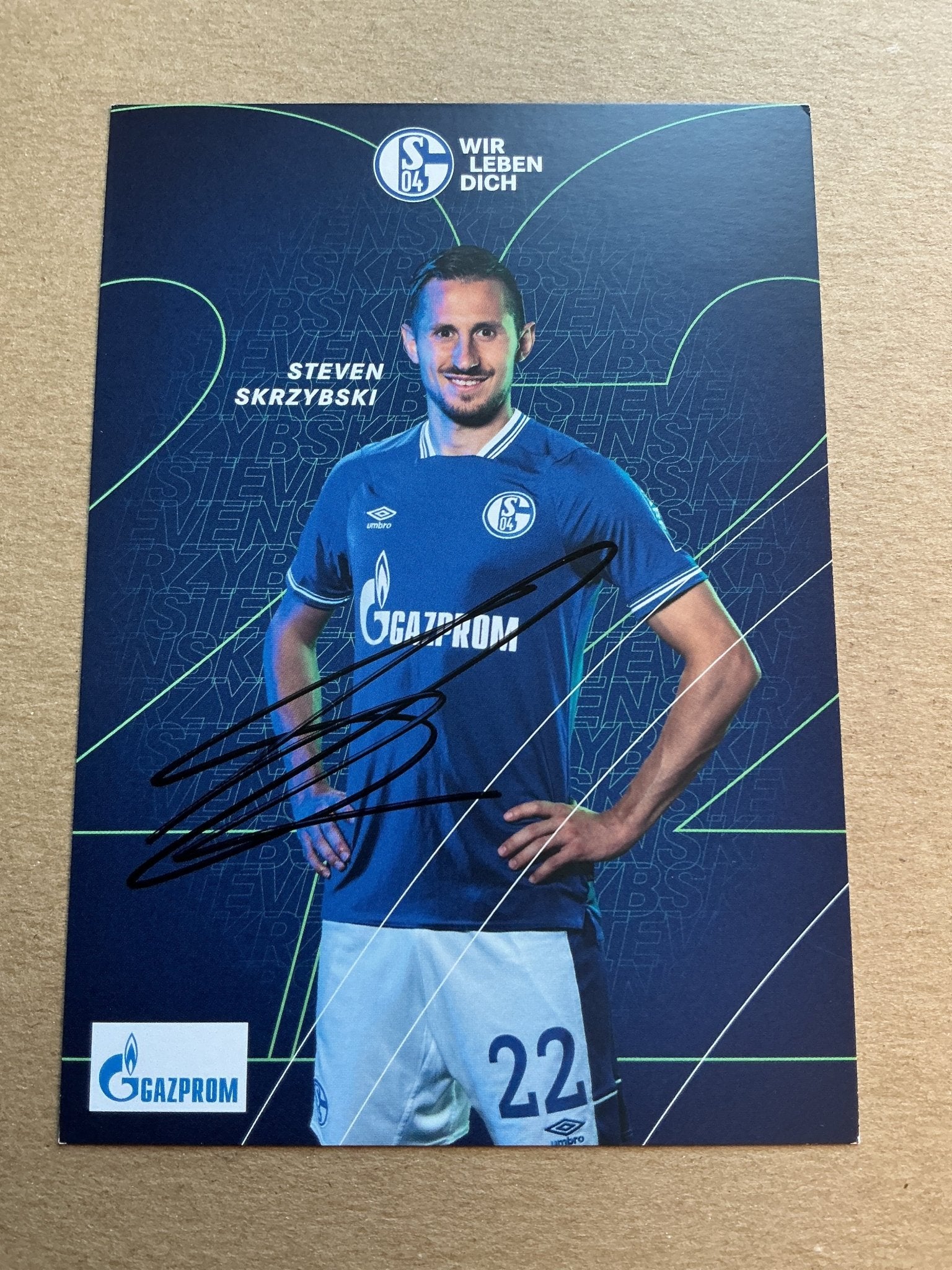 Steven Skrzybski, Germany 🇩🇪 FC Schalke 04 2020/21 hand signed - Autographs-World