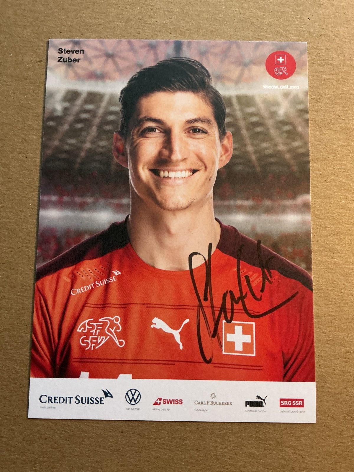 Steven Zuber, Switzerland 🇨🇭 2021 hand signed - Autographs-World