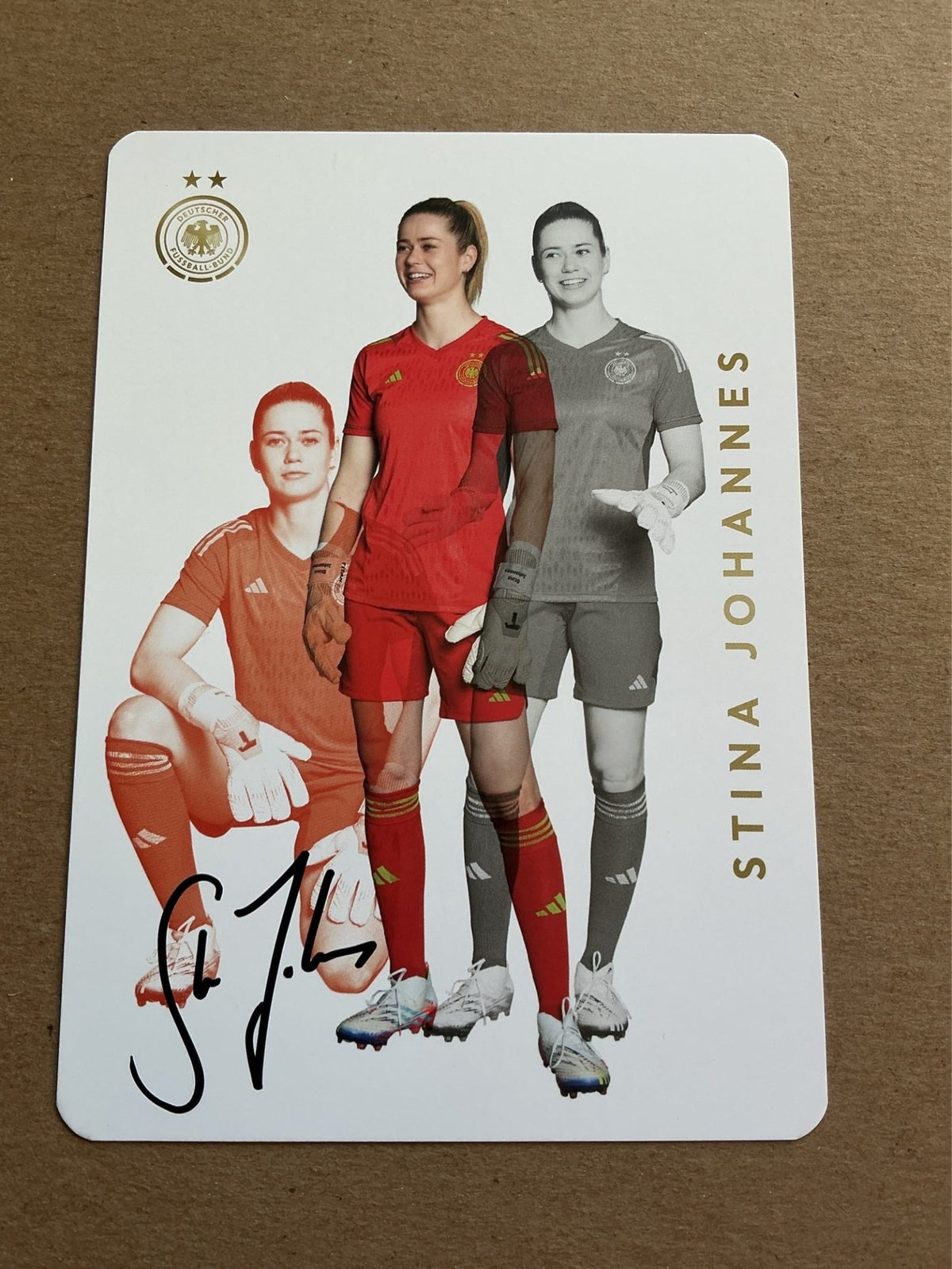 Stina Johannes, Germany 🇩🇪 FIFA World Cup 2023 hand signed - Autographs-World