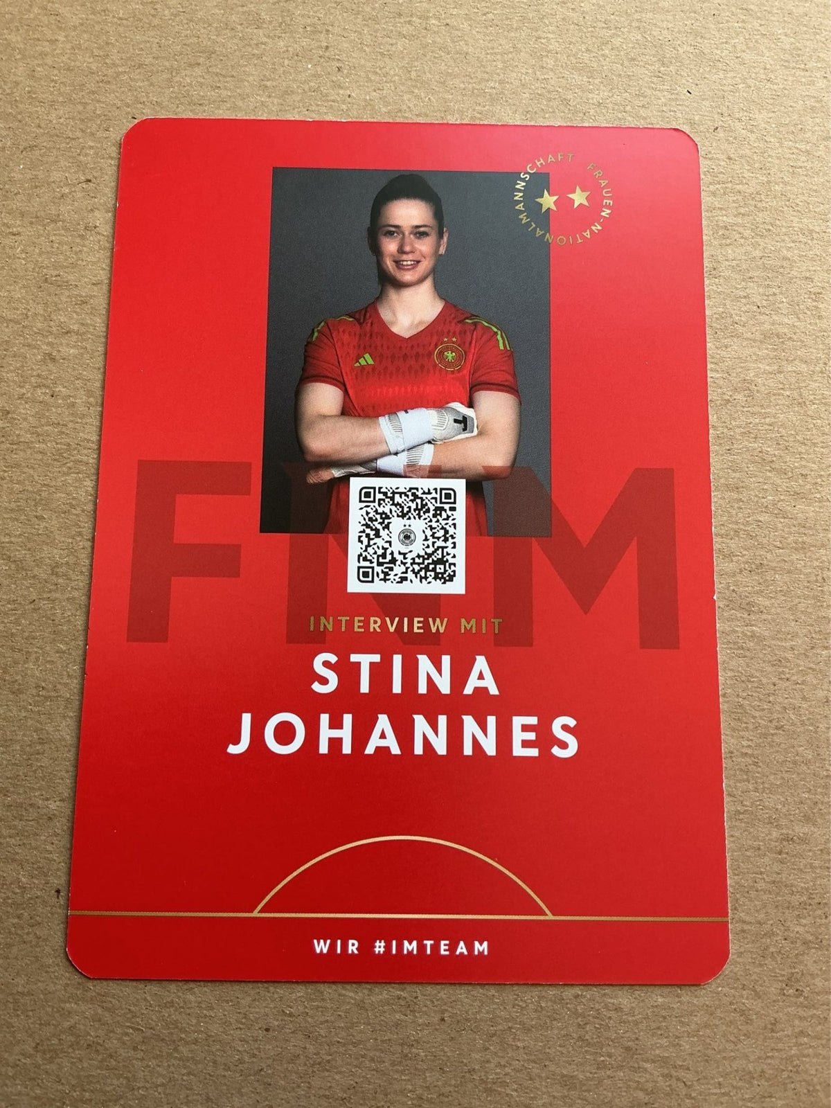 Stina Johannes, Germany 🇩🇪 FIFA World Cup 2023 hand signed - Autographs-World