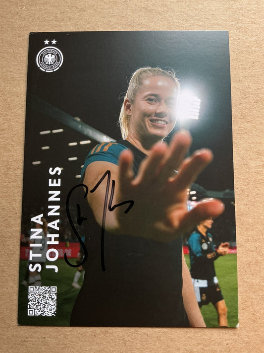 Stina Johannes, Germany 🇩🇪 Summer Olympics 2024 hand signed - Autographs-World