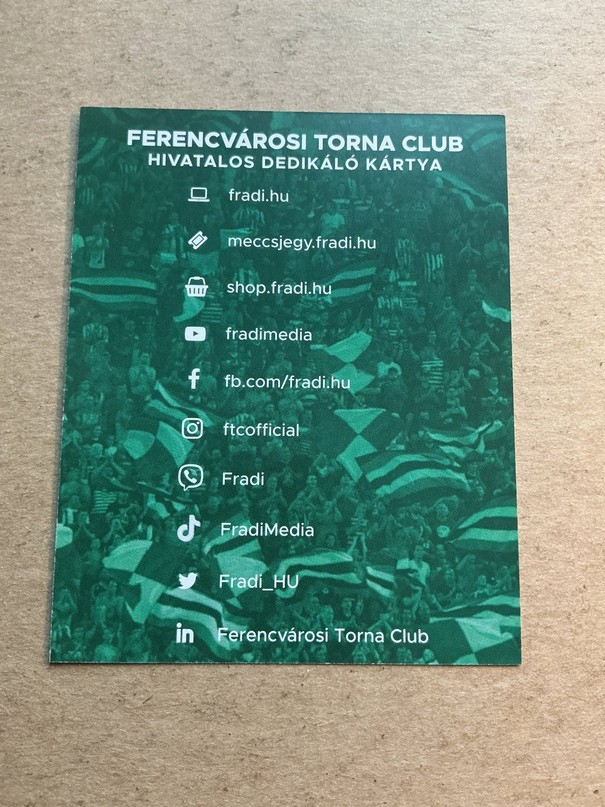 Stjepan Lončar, Bosnia 🇧🇦 Ferencvaros TC 2021/22 hand signed - Autographs-World