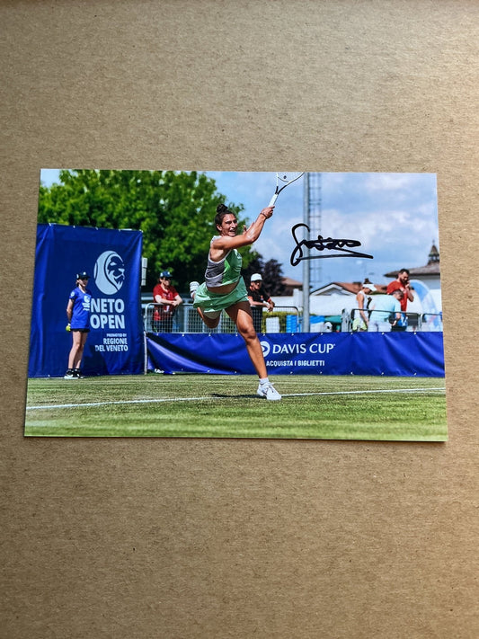 Susan Bandecchi, Switzerland 🇨🇭 Tennis Sports 2024 hand signed - Autographs-World