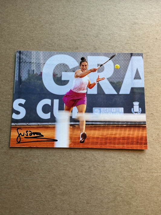 Susan Bandecchi, Switzerland 🇨🇭 Tennis Sports 2024 hand signed - Autographs-World