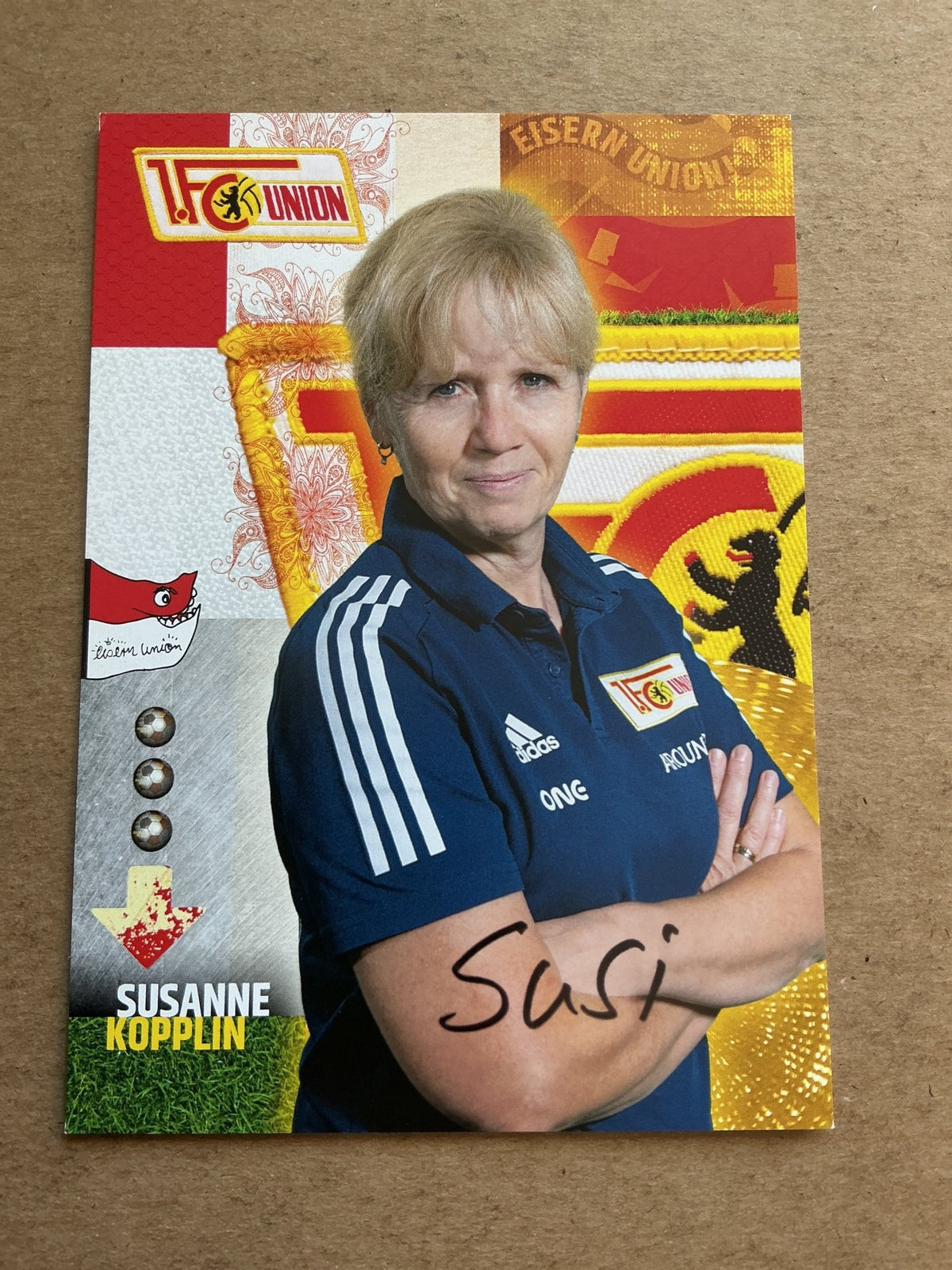 Susanne Kopplin, Germany 🇩🇪 1.FC Union Berlin 2020/21 hand signed - Autographs-World