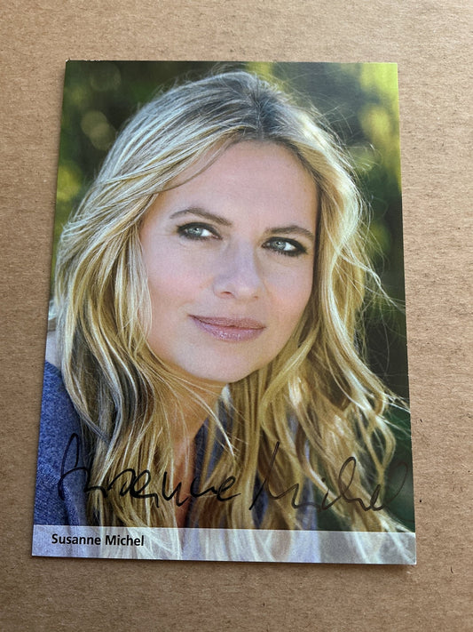 Susanne Michel, Austria 🇦🇹 Actress 2025 hand signed - Autographs-World