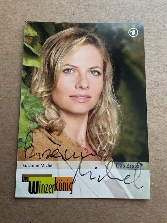 Susanne Michel, Austria 🇦🇹 Actress 2025 hand signed - Autographs-World
