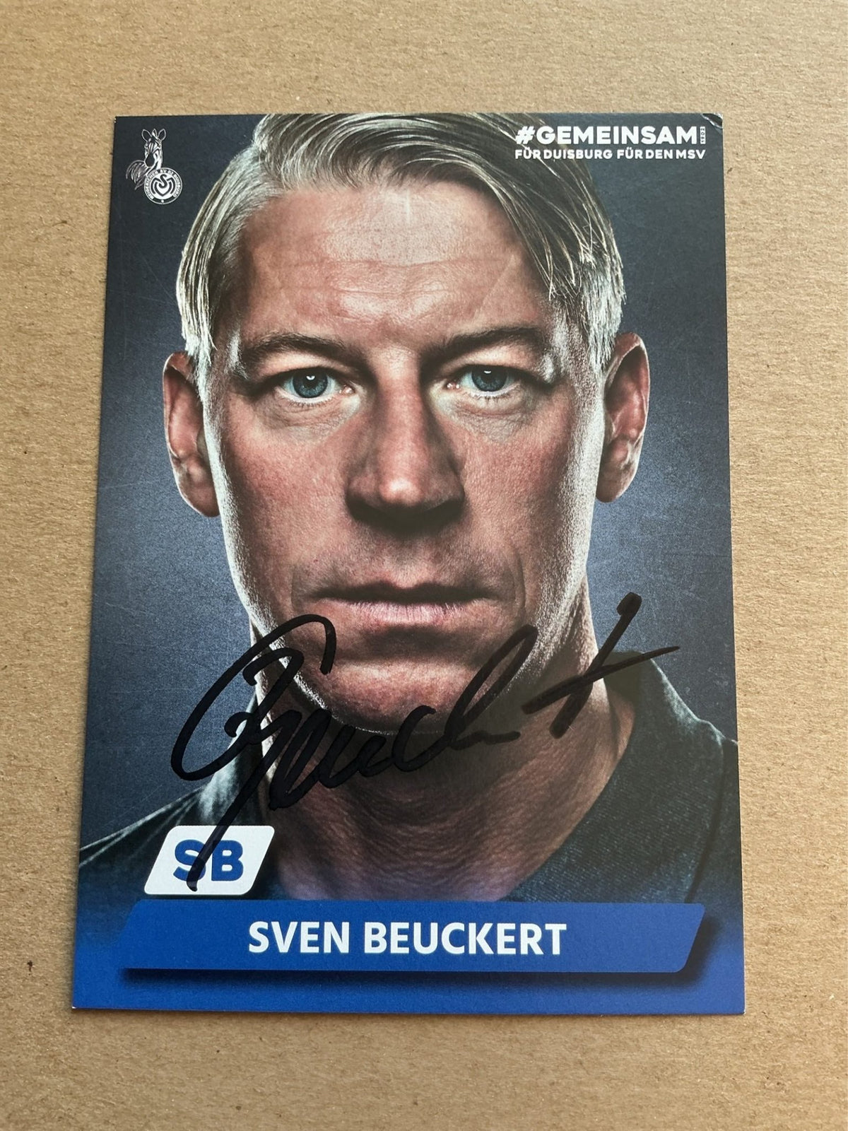 Sven Beuckert, Germany 🇩🇪 MSV Duisburg 2019/20 hand signed - Autographs-World