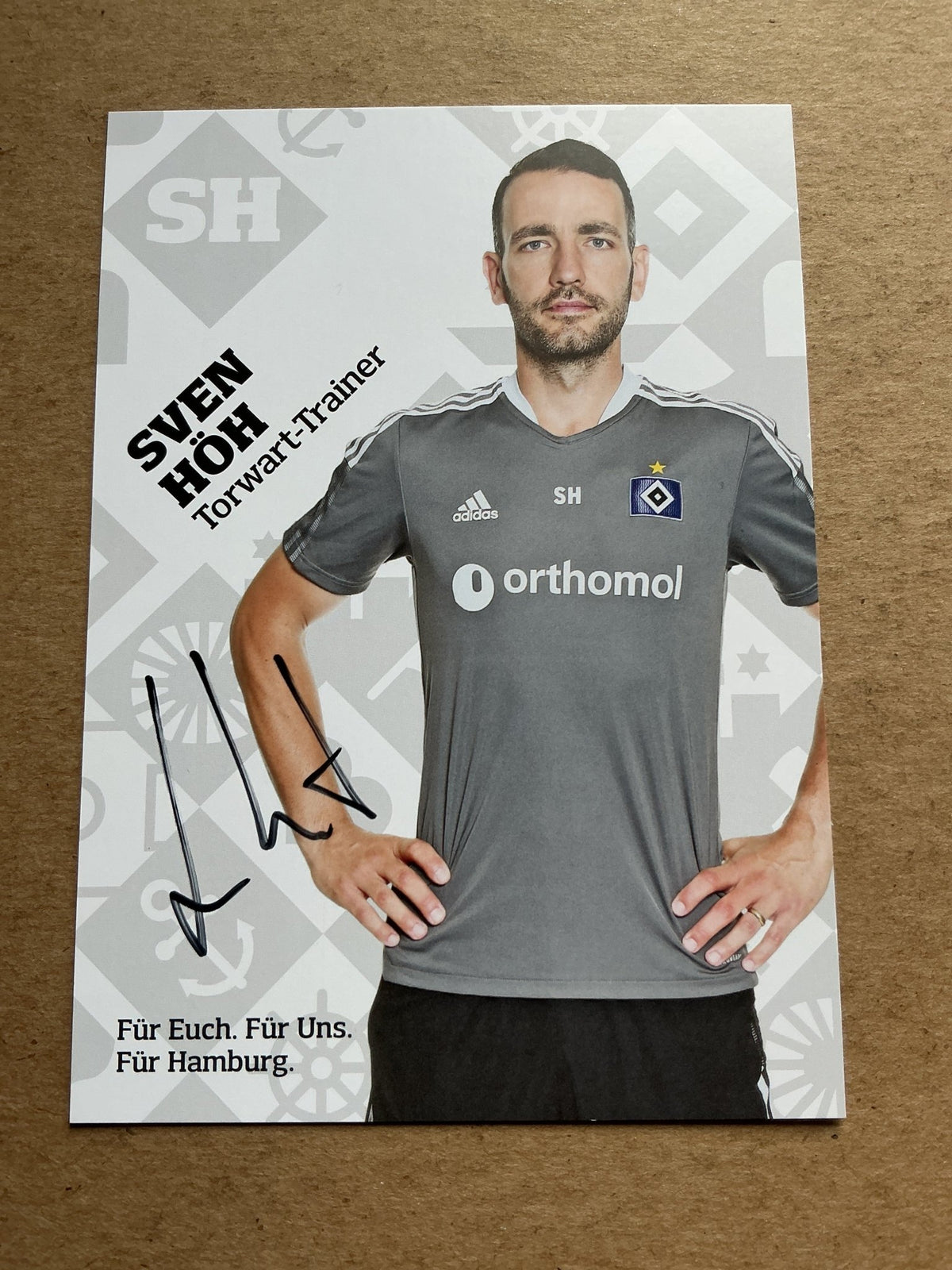 Sven Höh, Germany 🇩🇪 Hamburger SV 2021/22 hand signed - Autographs-World
