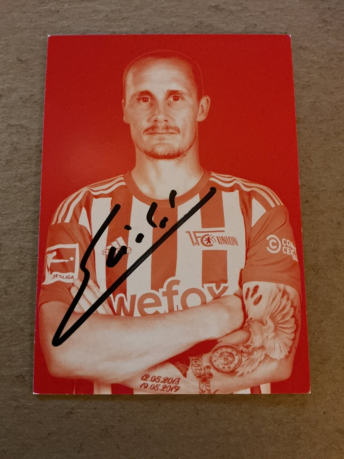 Sven Michel, Germany 🇩🇪 1.FC Union Berlin 2022/23 hand signed - Autographs-World