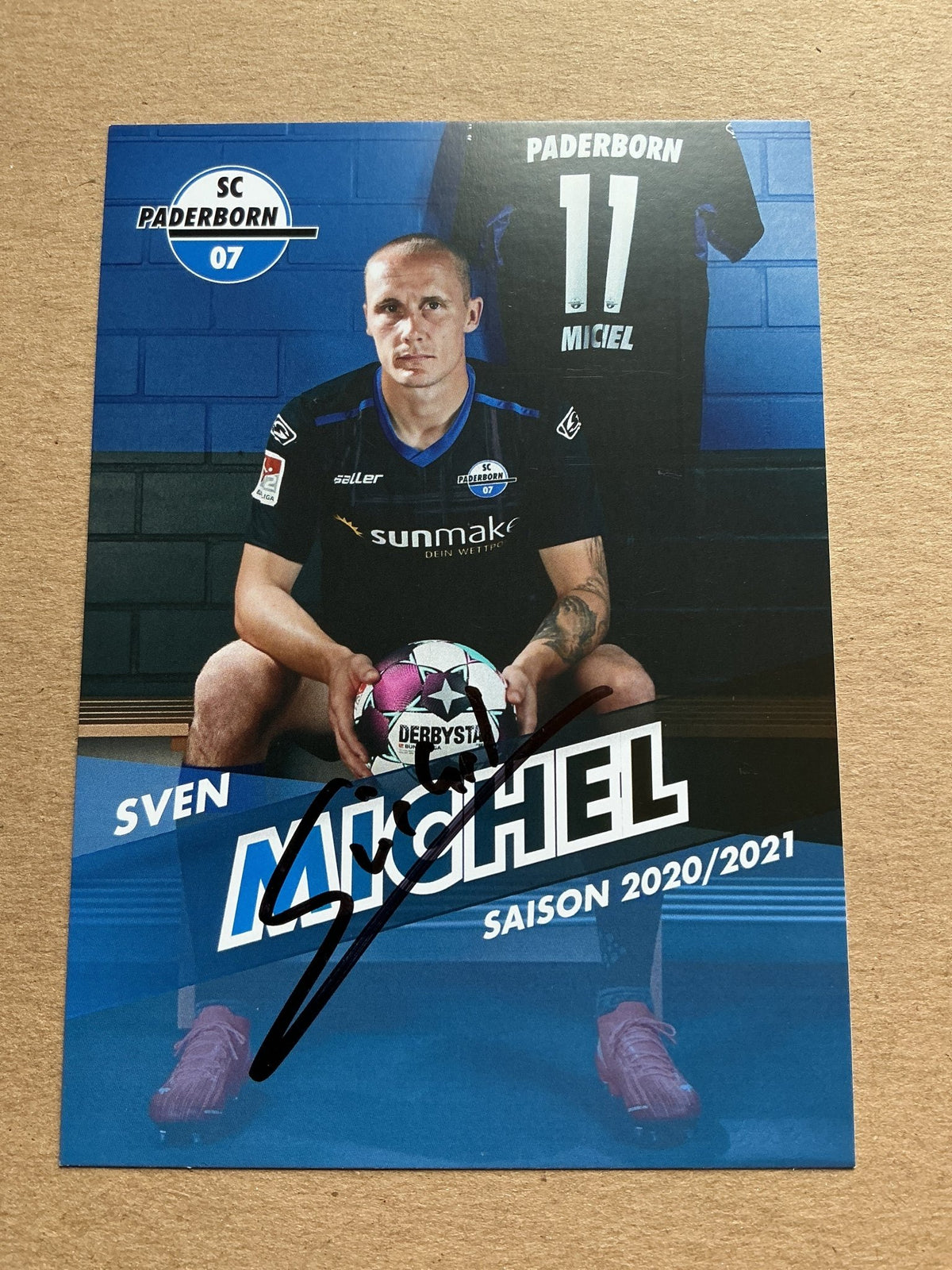Sven Michel, Germany 🇩🇪 SC Paderborn 07 2020/21 hand signed - Autographs-World