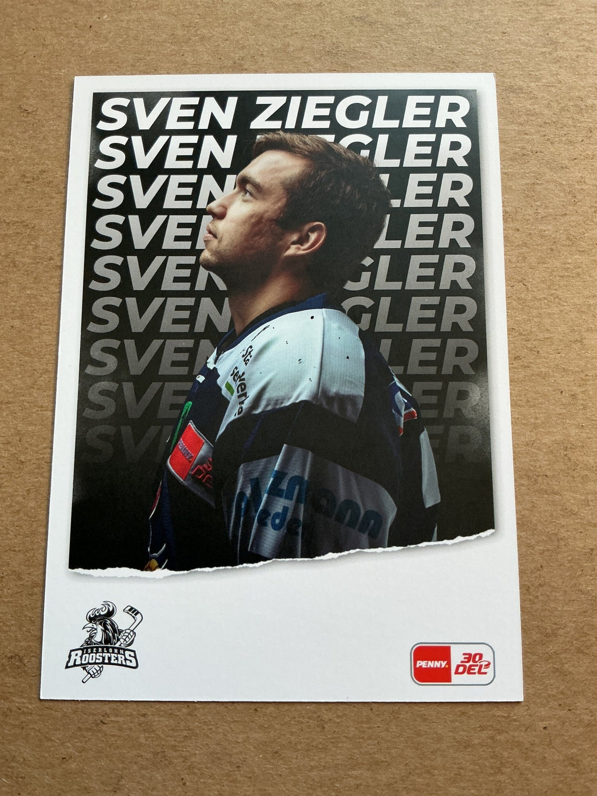Sven Ziegler, Germany 🇩🇪 Iserlohn Roosters 2023/24 hand signed - Autographs-World