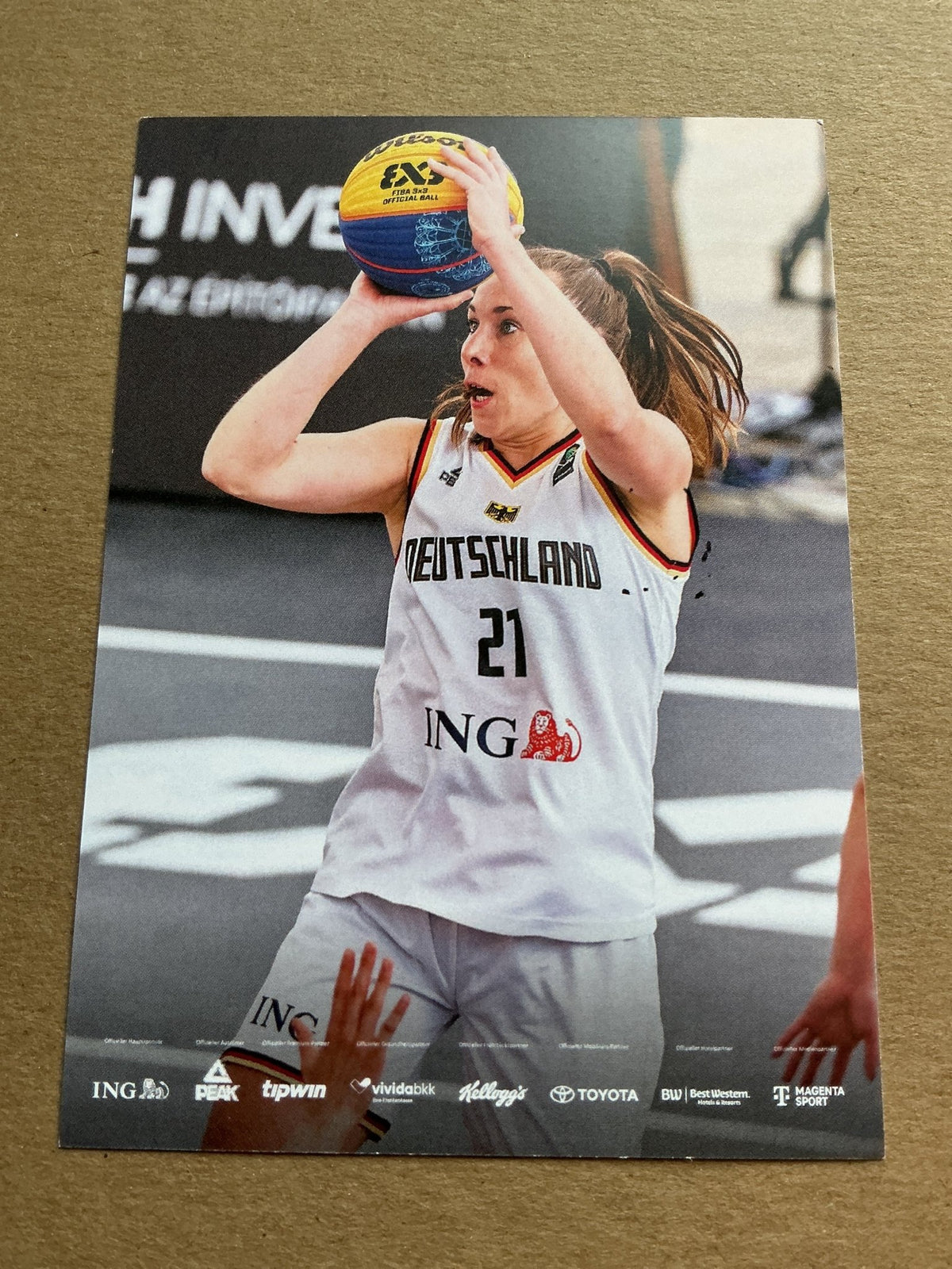 Svenja Brunckhorst, Germany 🇩🇪 Basketball 3x3 Summer Olympics 2024 hand signed - Autographs-World