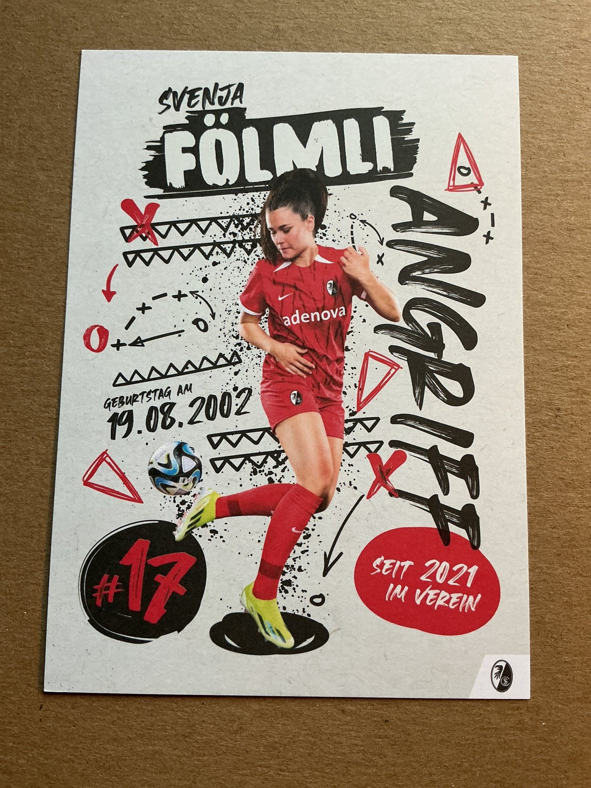 Svenja Fölmli, Switzerland 🇨🇭 SC Freiburg 2024/25 hand signed - Autographs-World