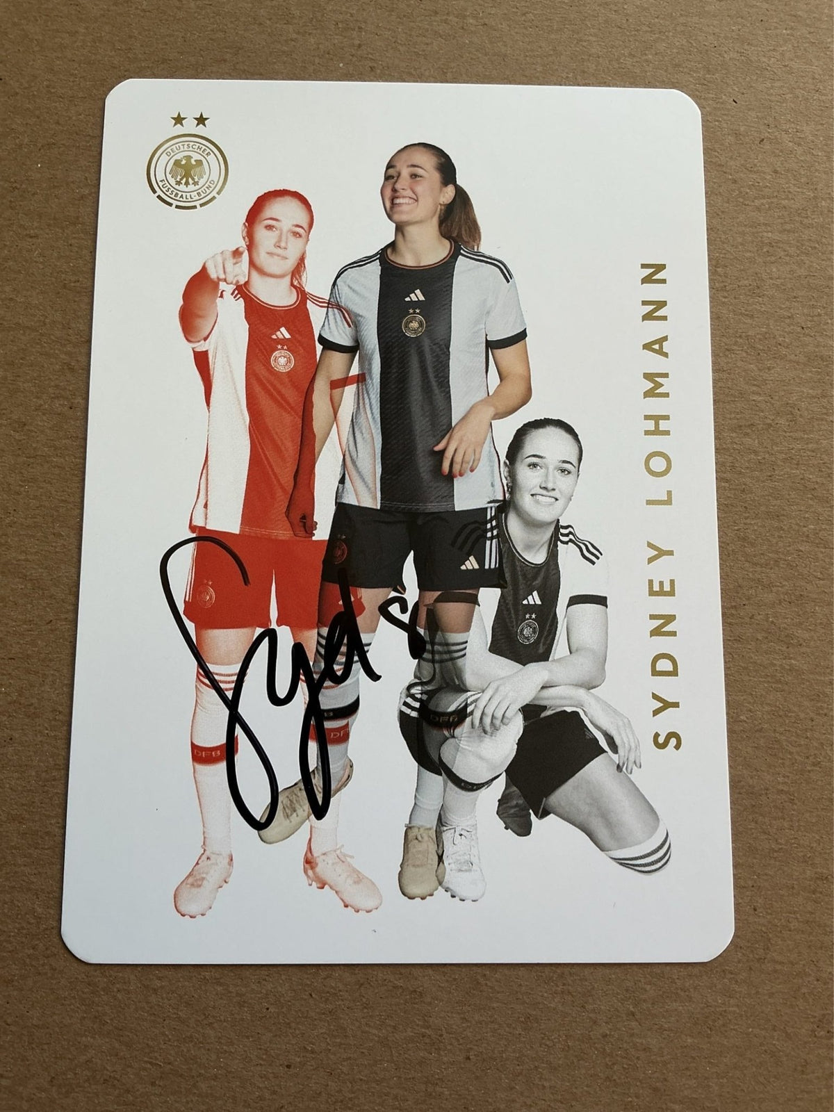 Sydney Lohmann, Germany 🇩🇪 FIFA World Cup 2023 hand signed - Autographs-World