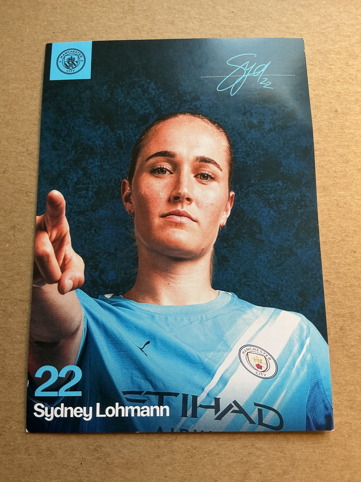Sydney Lohmann, Germany 🇩🇪 Manchester City WFC 2025/26 unsigned - Autographs-World