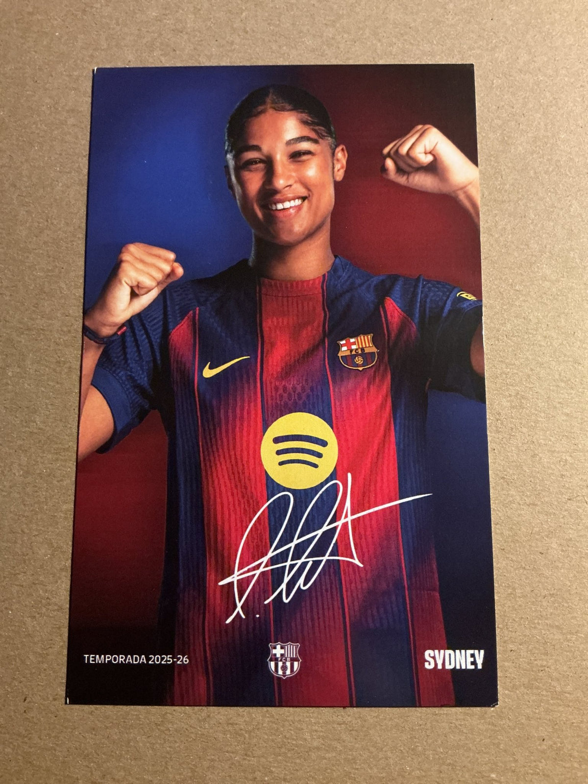 Sydney Schertenleib, Switzerland 🇨🇭 FC Barcelona Femení 2025/26 unsigned - Autographs-World