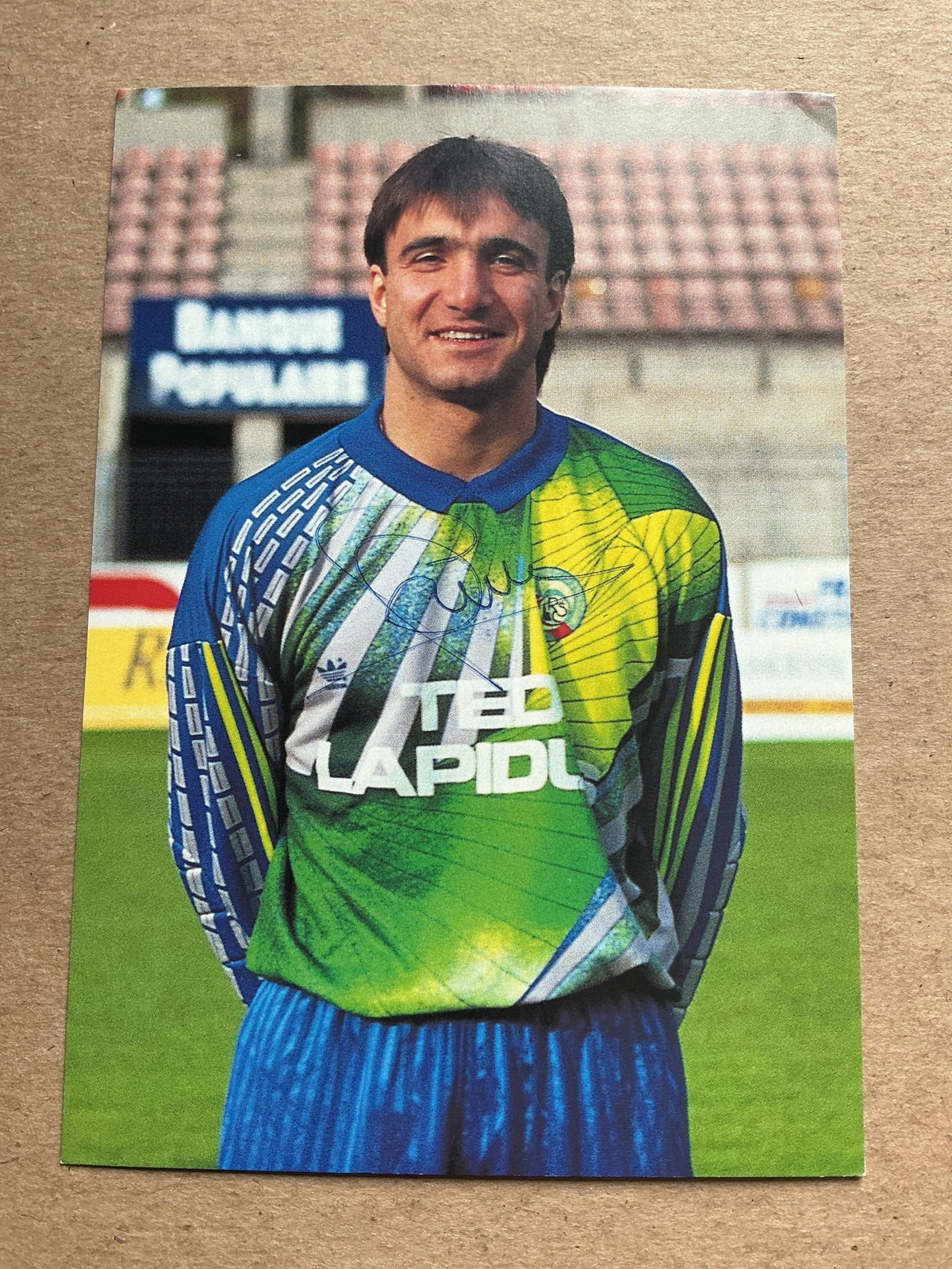 Sylvain Sansone, France 🇫🇷 Racing Strasbourg 1992/93 hand signed - Autographs-World