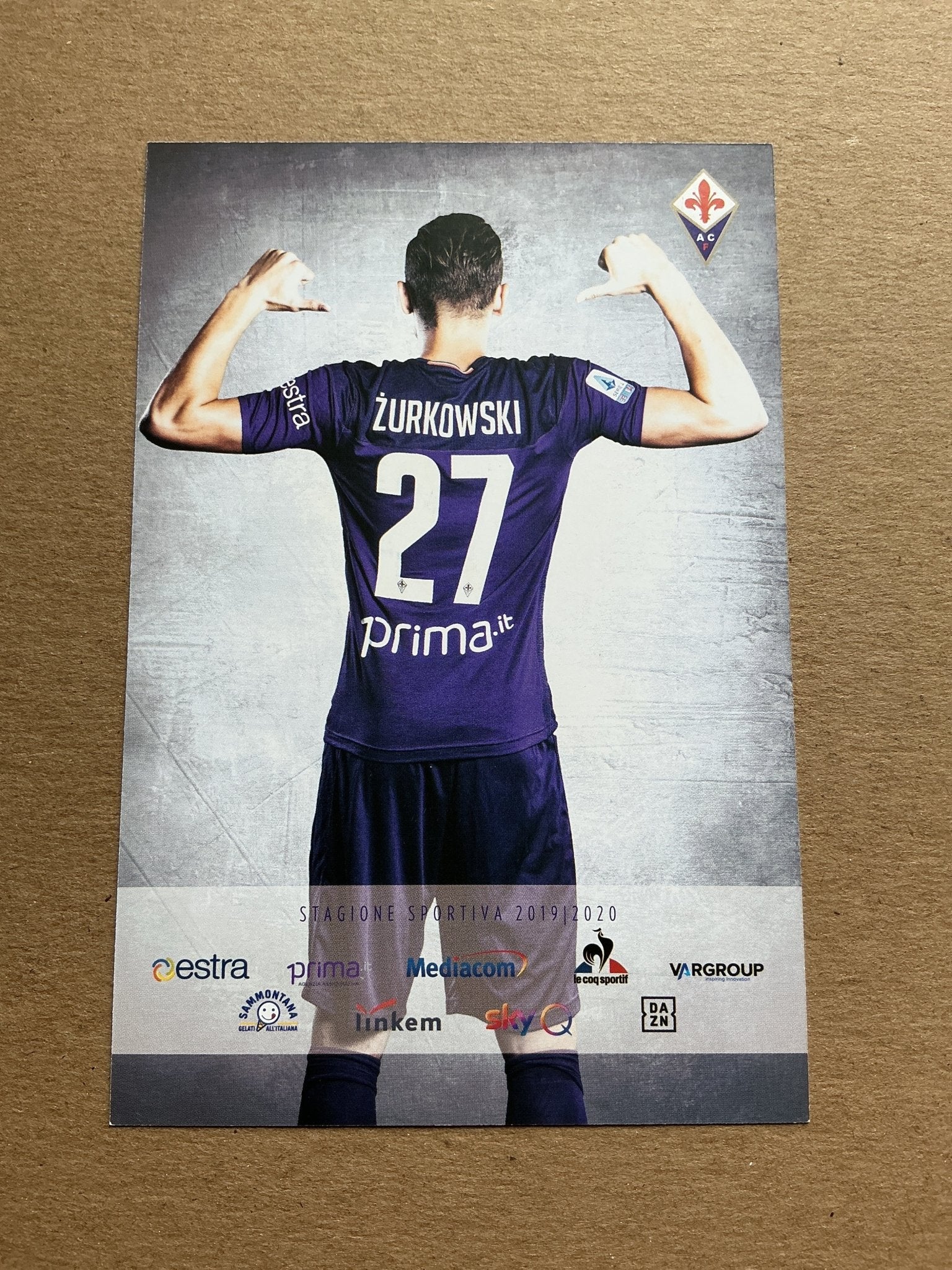 Szymon Żurkowski, Poland 🇵🇱 ACF Fiorentina 2019/20 hand signed - Autographs-World