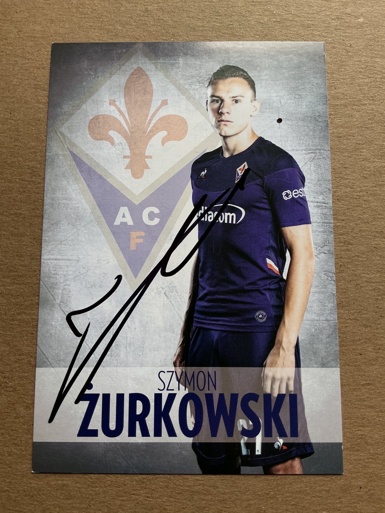 Szymon Żurkowski, Poland 🇵🇱 ACF Fiorentina 2019/20 hand signed - Autographs-World