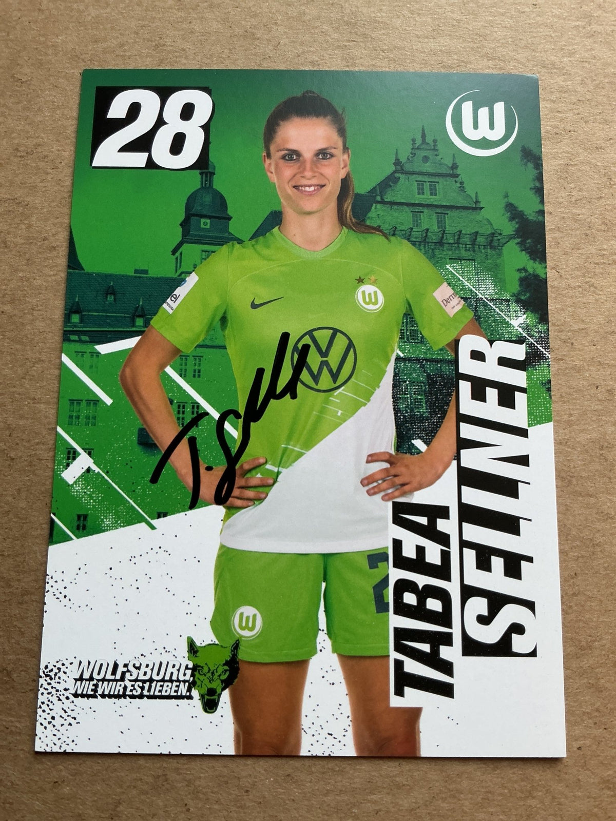 Tabea Sellner, Germany 🇩🇪 VfL Wolfsburg 2023/24 hand signed - Autographs-World