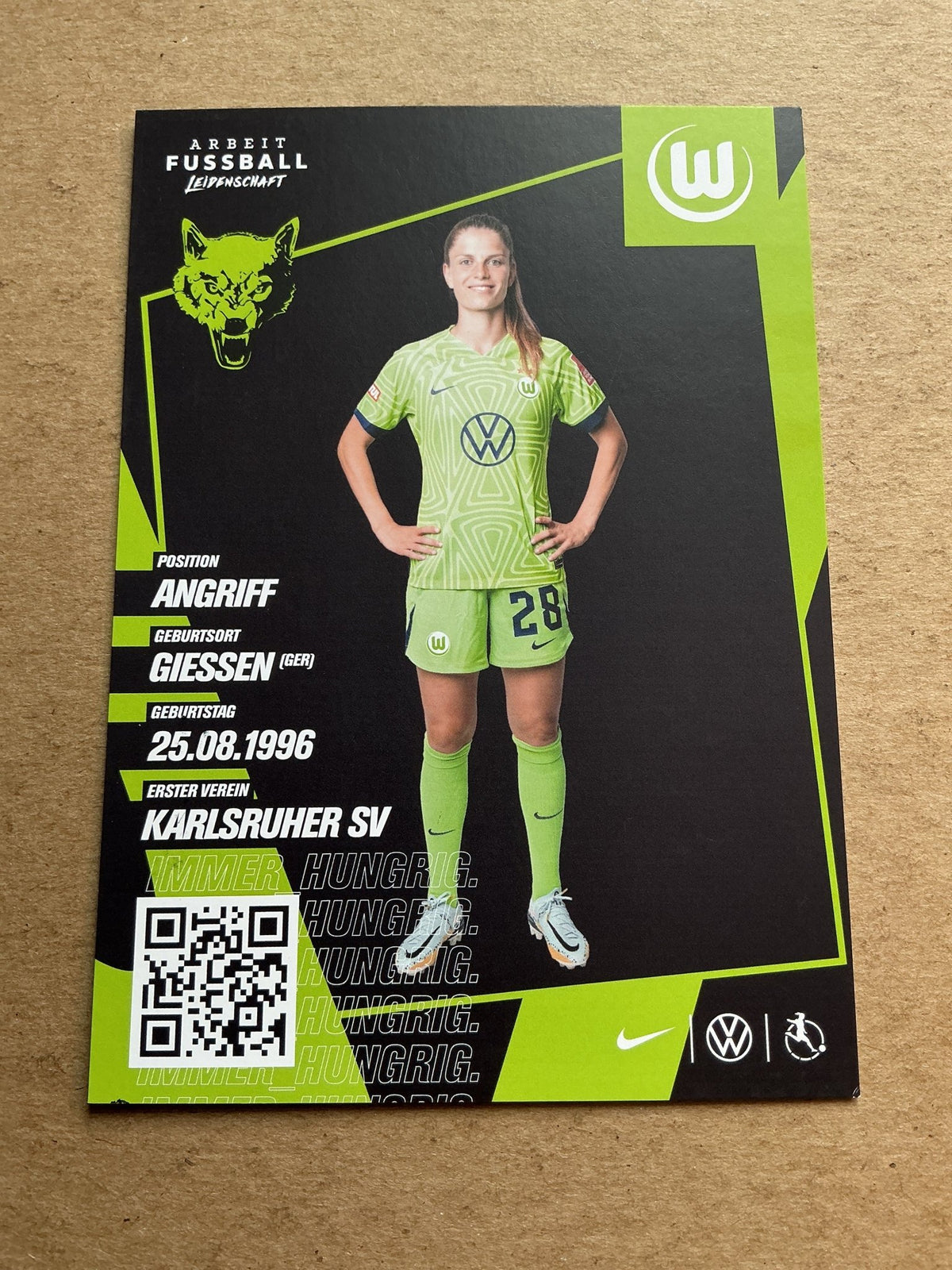 Tabea Waßmuth, Germany 🇩🇪 VfL Wolfsburg 2022/23 hand signed - Autographs-World