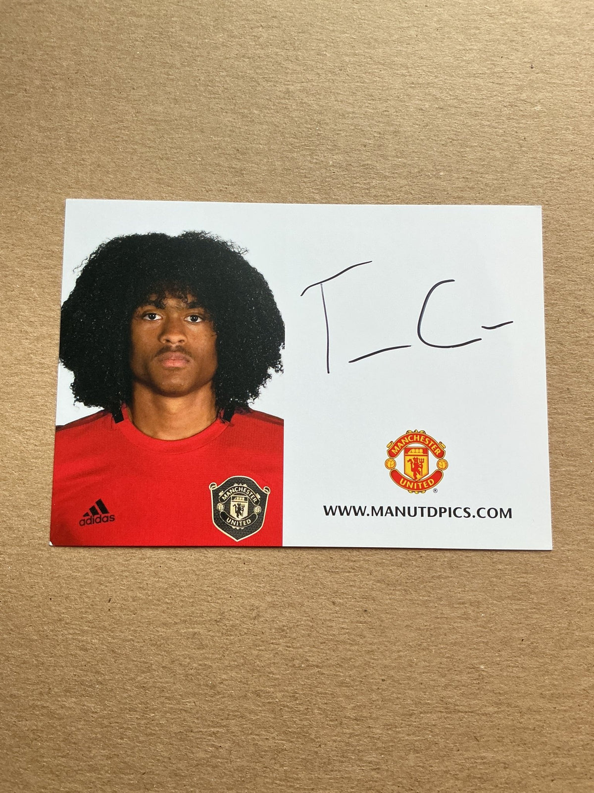 Tahith Chong, Netherlands 🇳🇱 Manchester United FC 2019/20 hand signed - Autographs-World
