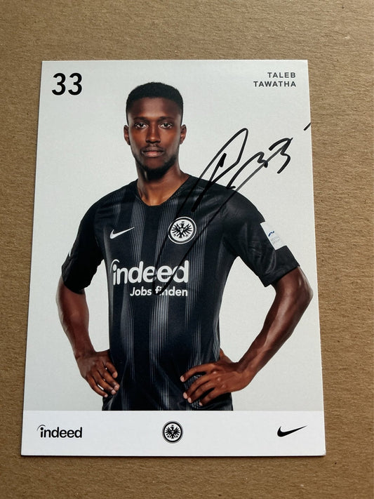 Taleb Tawatha, Israel 🇮🇱 Eintracht Frankfurt 2018/19 hand signed - Autographs-World