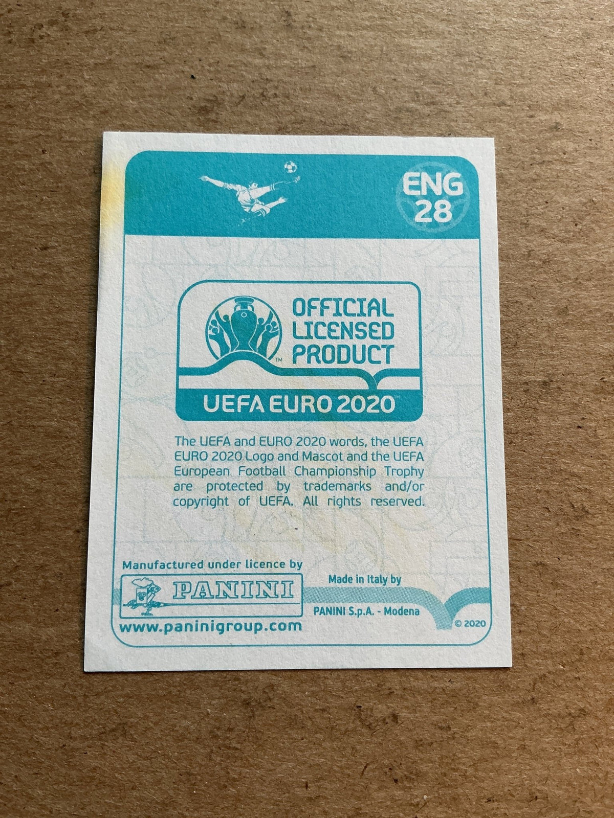 Tammy Abraham, England 🏴󠁧󠁢󠁥󠁮󠁧󠁿 UEFA Euro 2020 Panini hand signed - Autographs-World