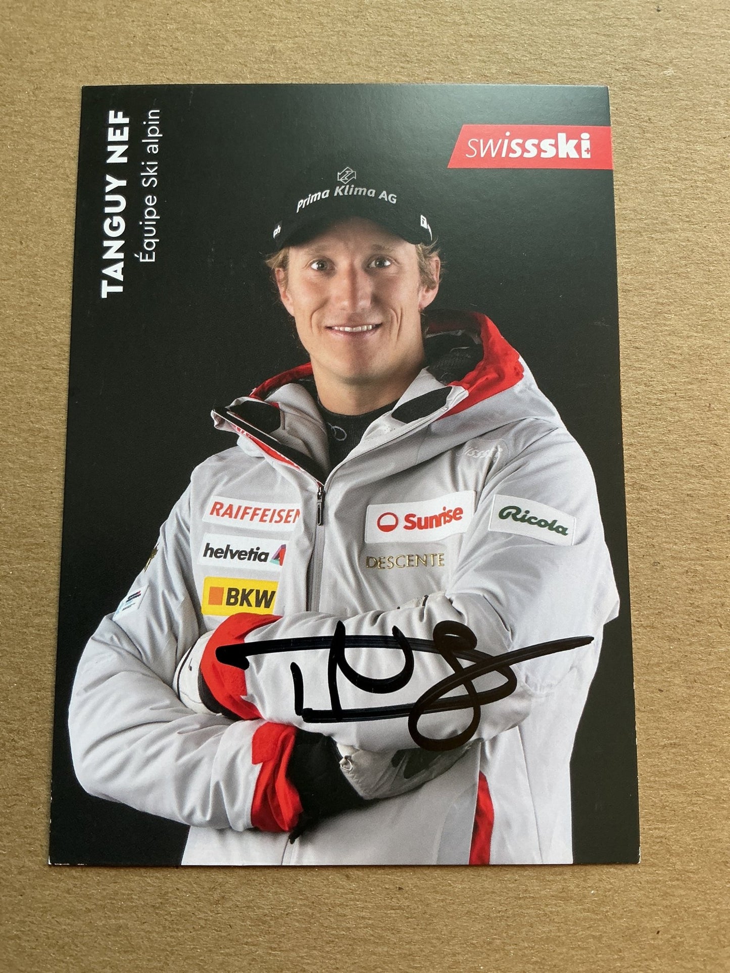 Tanguy Nef, Switzerland 🇨🇭 Alpine Winter 2025/26 hand signed - Autographs-World