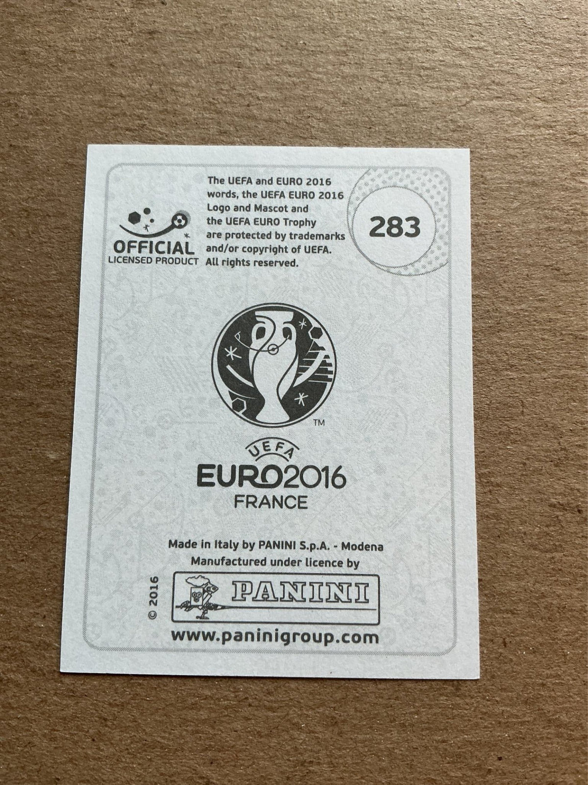 Taras Stepanenko, Ukraine 🇺🇦 UEFA Euro 2016 Panini hand signed - Autographs-World