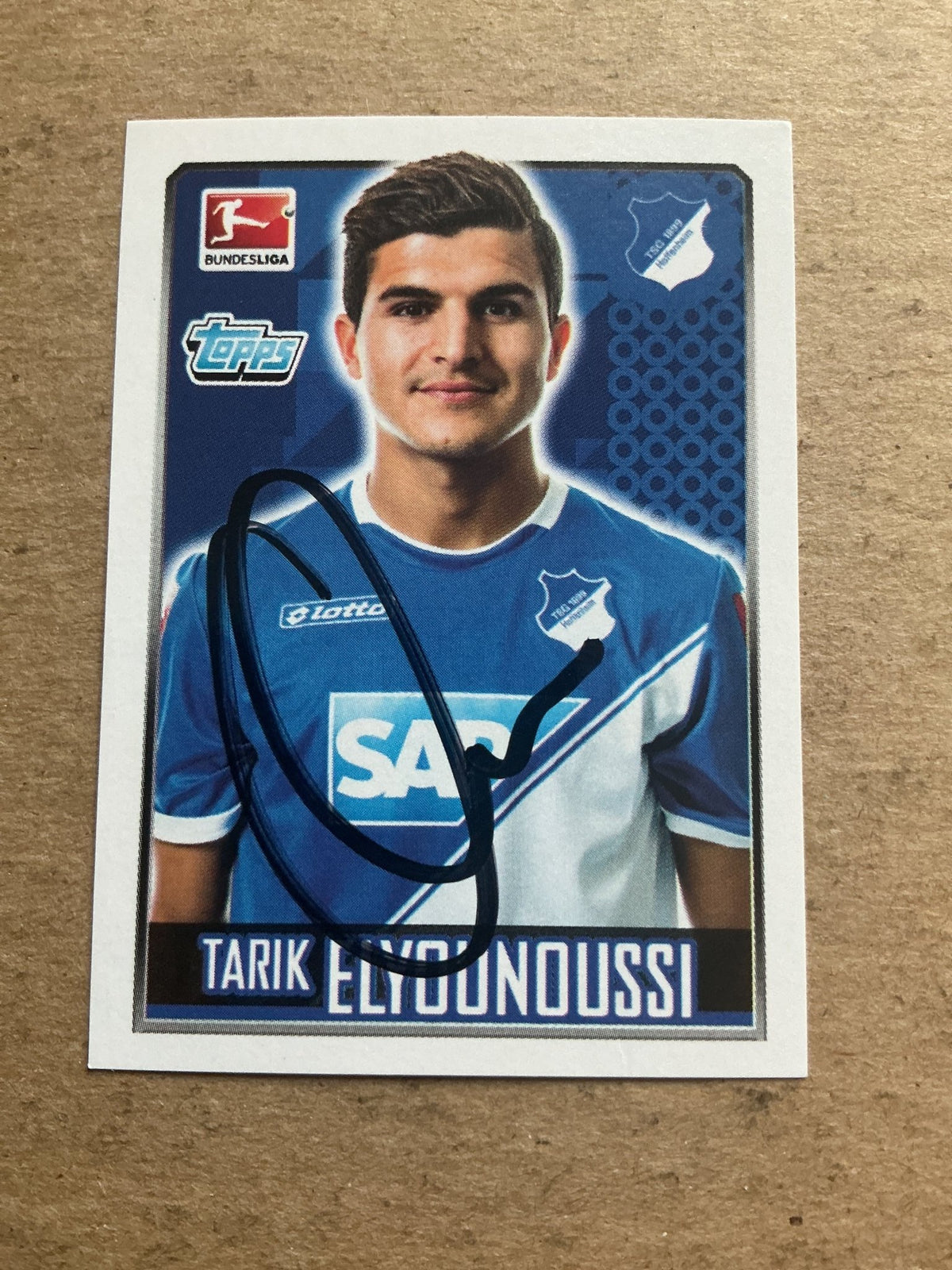 Tarik Elyounoussi, Norway 🇳🇴 TSG 1899 Hoffenheim 2014/15 Topps hand signed - Autographs-World