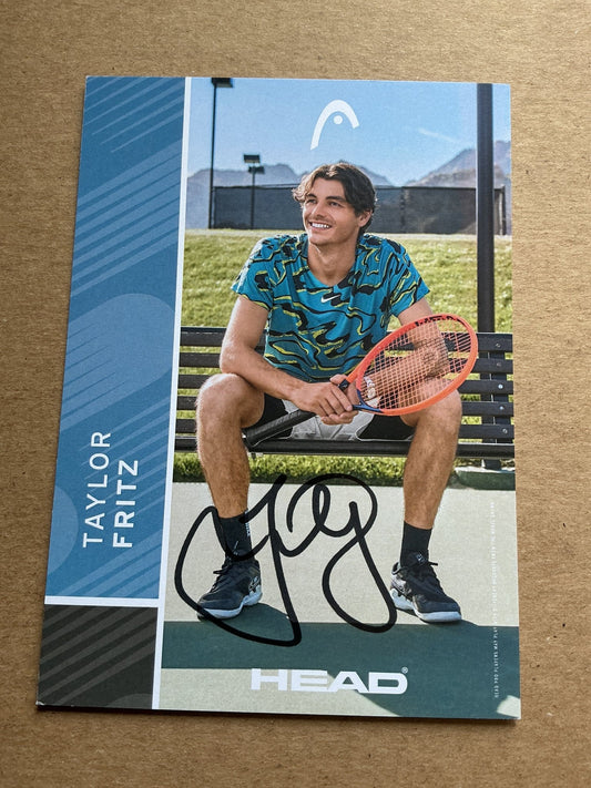 Taylor Fritz, USA 🇺🇸 Tennis Sports 2025 hand signed - Autographs-World