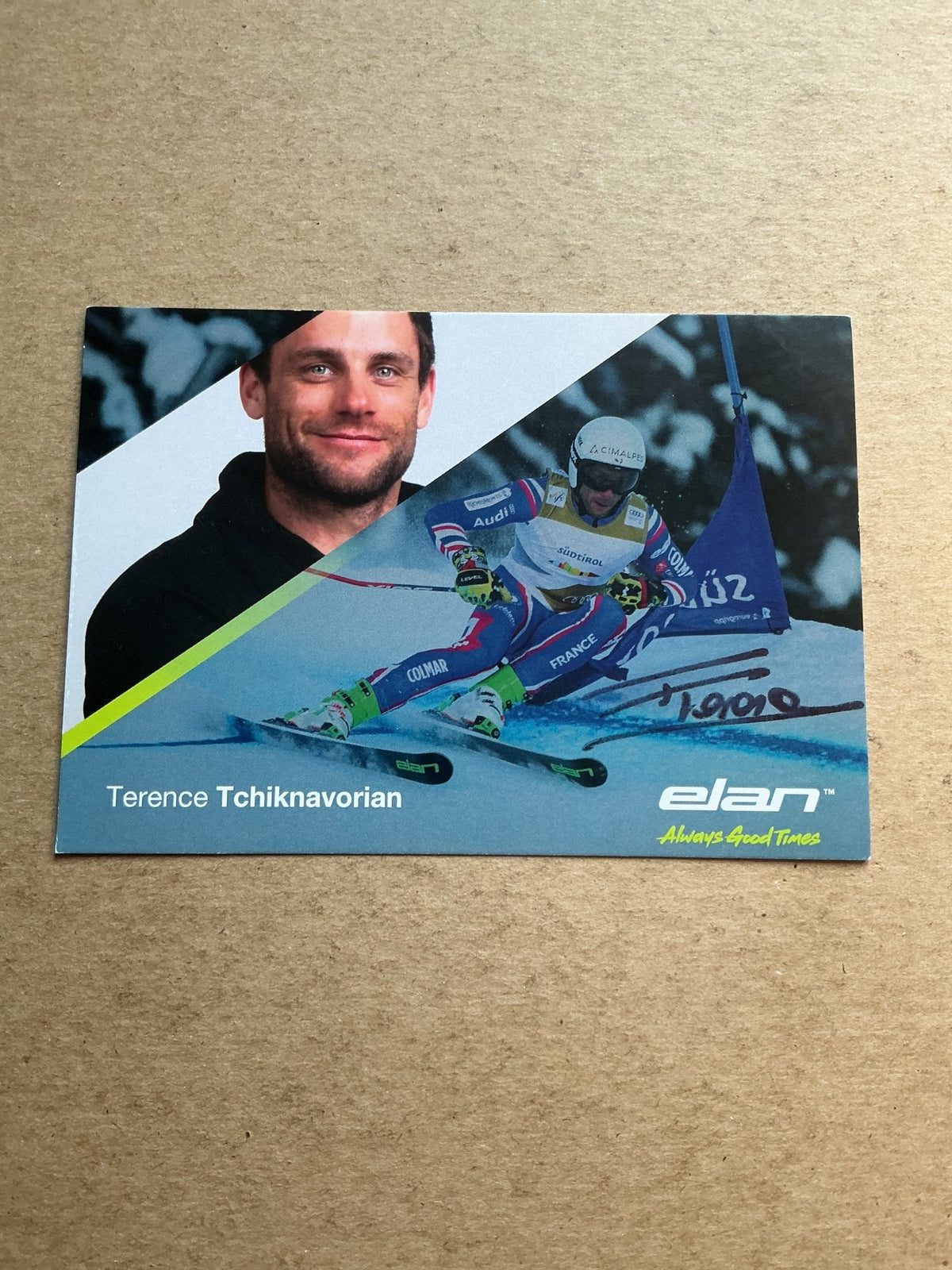 Terence Tchiknavorian, France 🇫🇷 Freestyle Winter 2022/23 hand signed - Autographs-World
