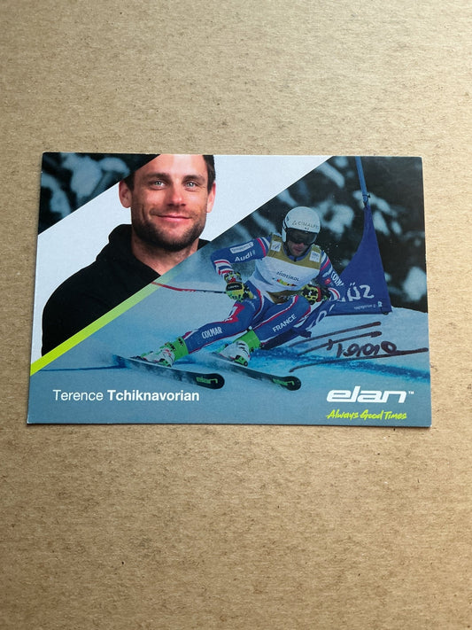 Terence Tchiknavorian, France 🇫🇷 Freestyle Winter 2022/23 hand signed - Autographs-World