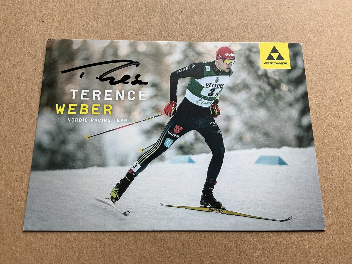 Terence Weber, Germany 🇩🇪 Cross Country Winter 2022/23 hand signed - Autographs-World