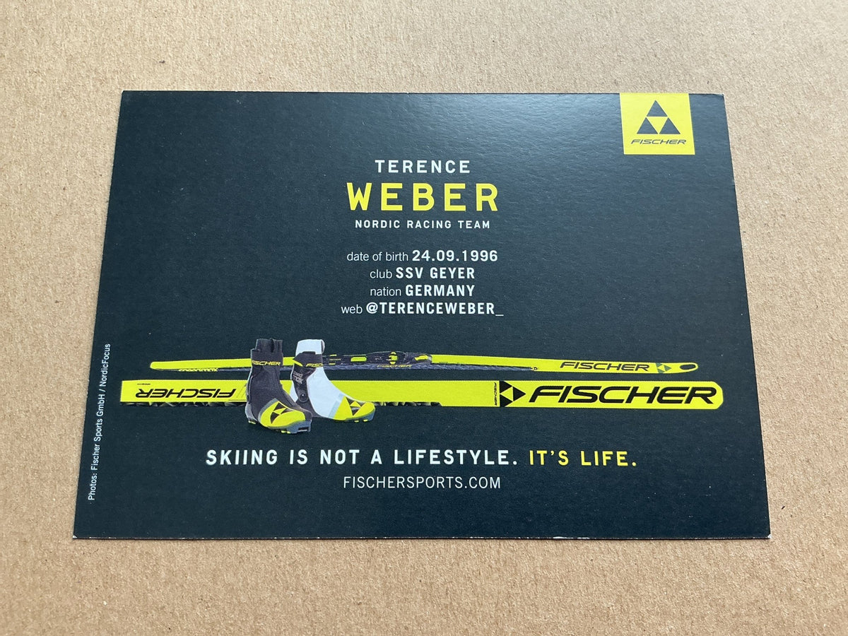 Terence Weber, Germany 🇩🇪 Cross Country Winter 2022/23 hand signed - Autographs-World