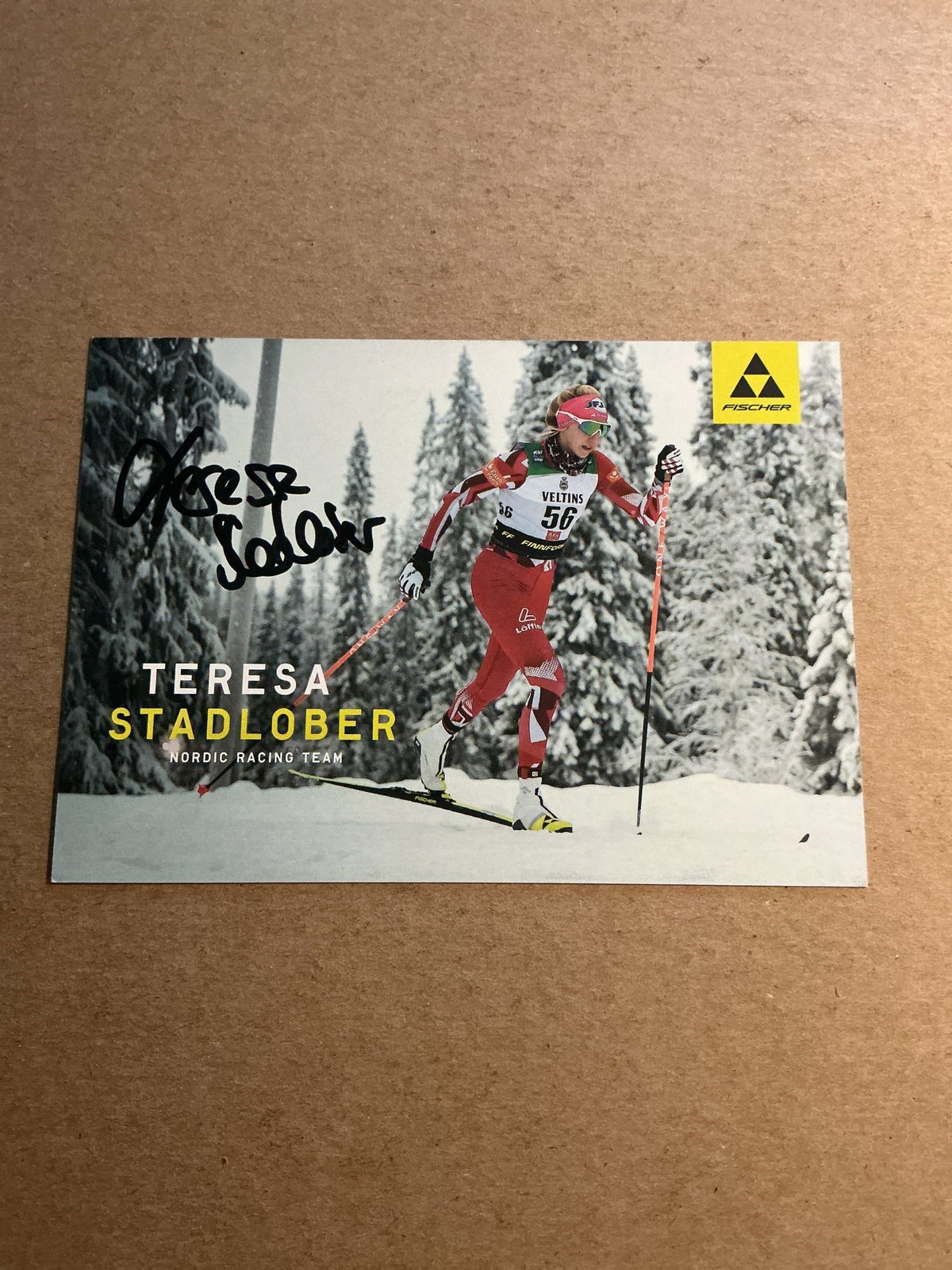 Teresea Stadlober, Austria 🇦🇹 Cross Country Winter Sports 2024/25 hand signed - Autographs-World
