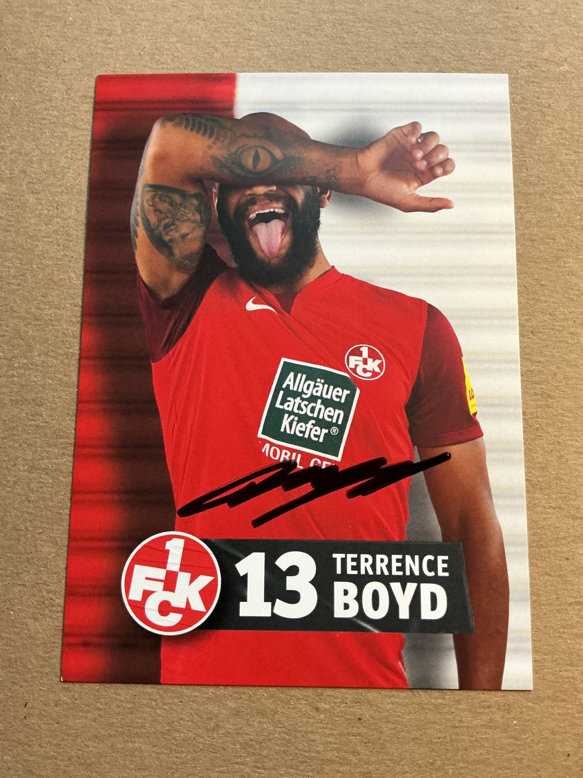Terrence Boyd, USA 🇺🇸 1.FC Kaiserslautern 2023/24 hand signed - Autographs-World