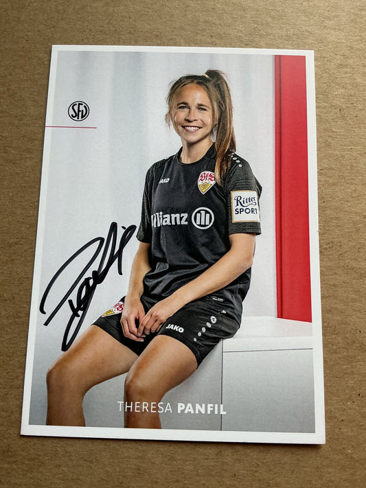 Theresa Panfil, Germany 🇩🇪 VfB Stuttgart 2024/25 hand signed - Autographs-World