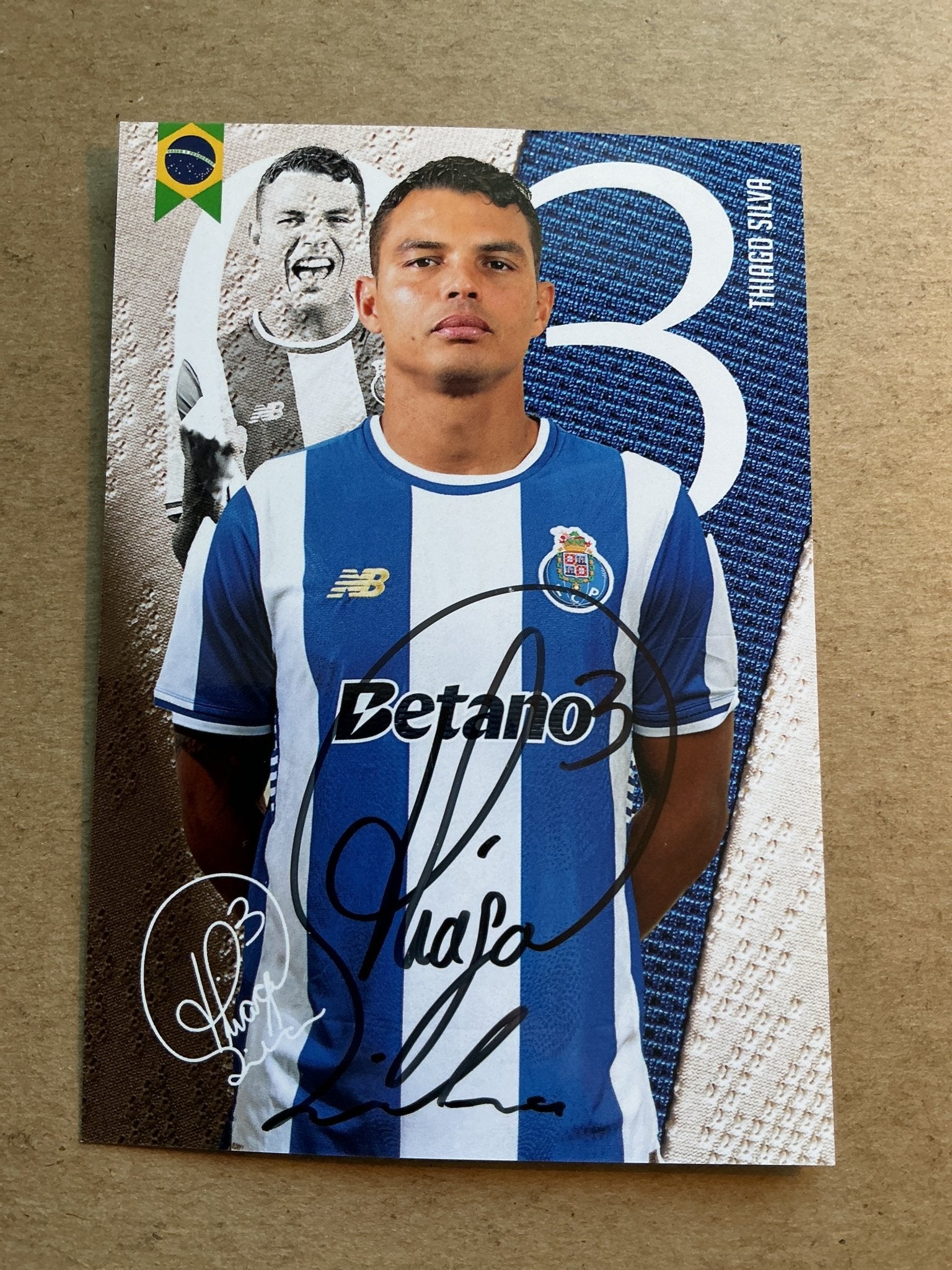 Thiago Silva, Brazil 🇧🇷 FC Porto 2025/26 hand signed - Autographs-World