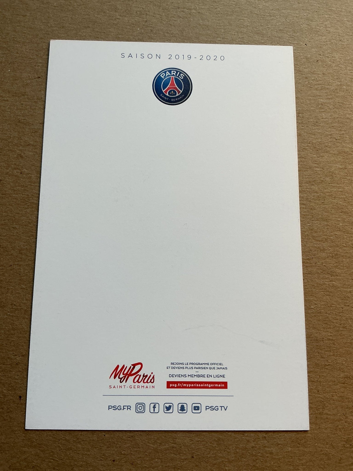 Thiago Silva, Brazil 🇧🇷 Paris Saint-Germain 2019/20 hand signed - Autographs-World