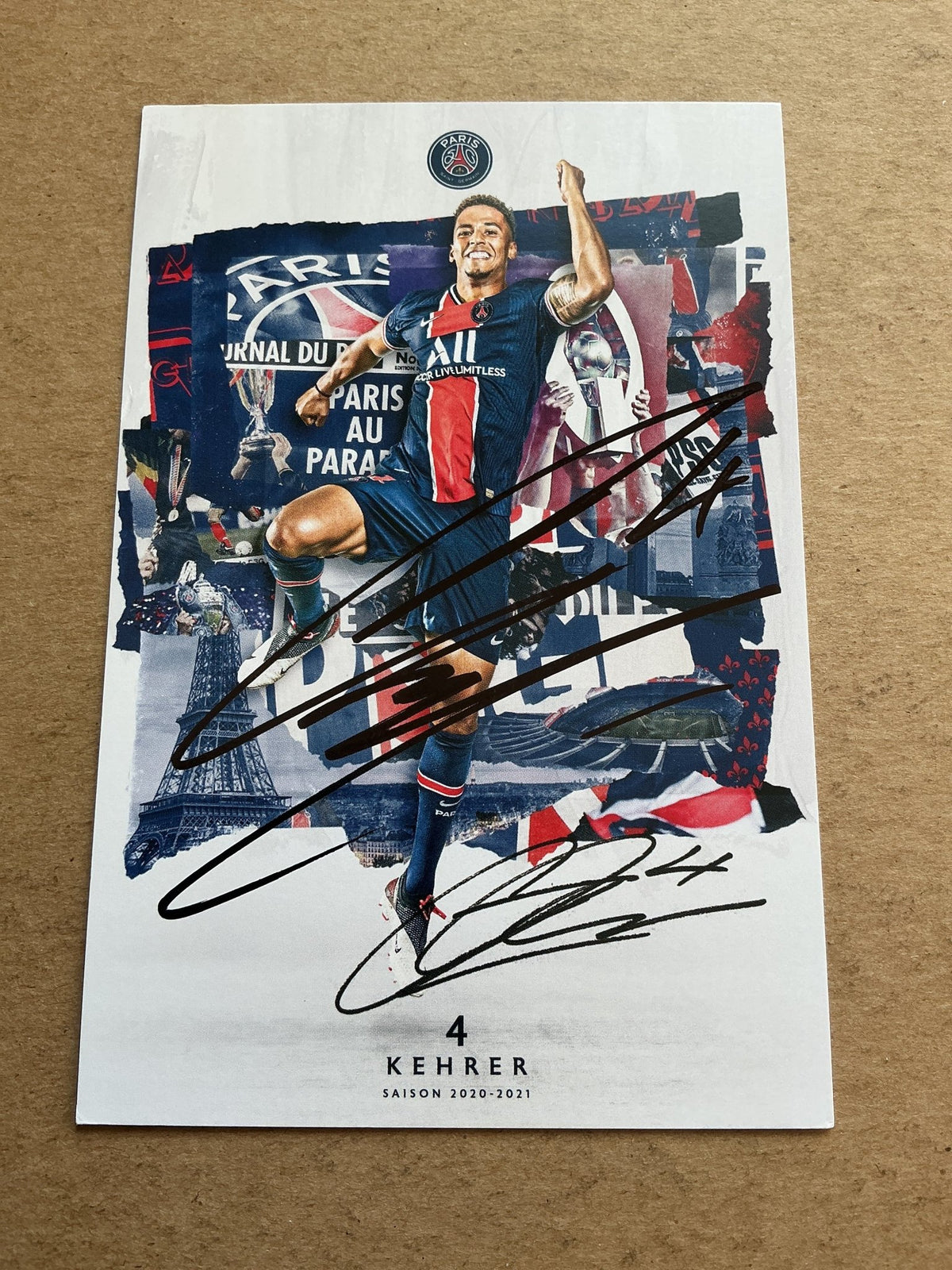 Thilo Kehrer, Germany 🇩🇪 Paris Saint-Germain 2020/21 hand signed - Autographs-World