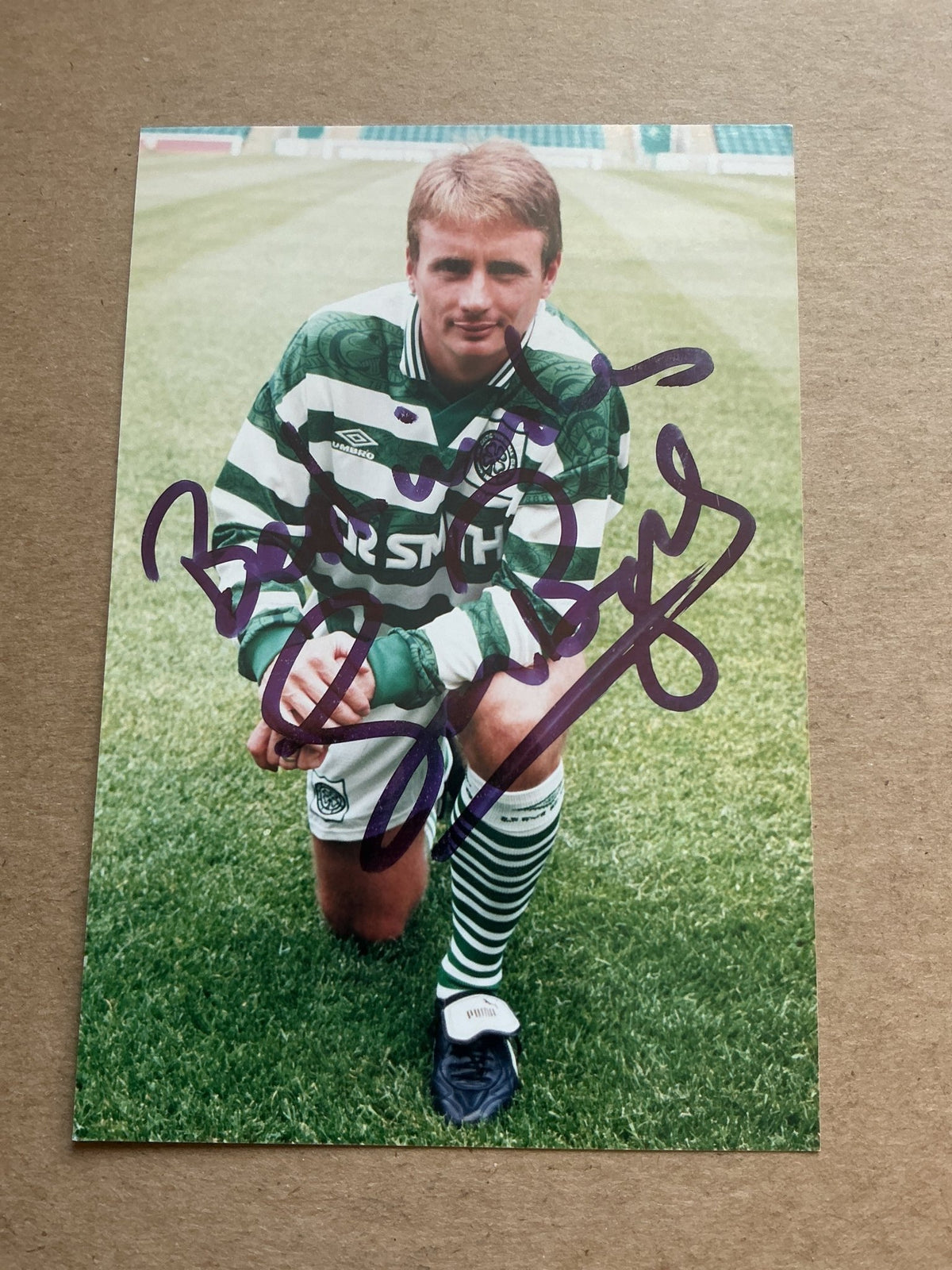 Thomas Boyd, Scotland 🏴󠁧󠁢󠁳󠁣󠁴󠁿 Celtic FC 1992/93 hand signed - Autographs-World