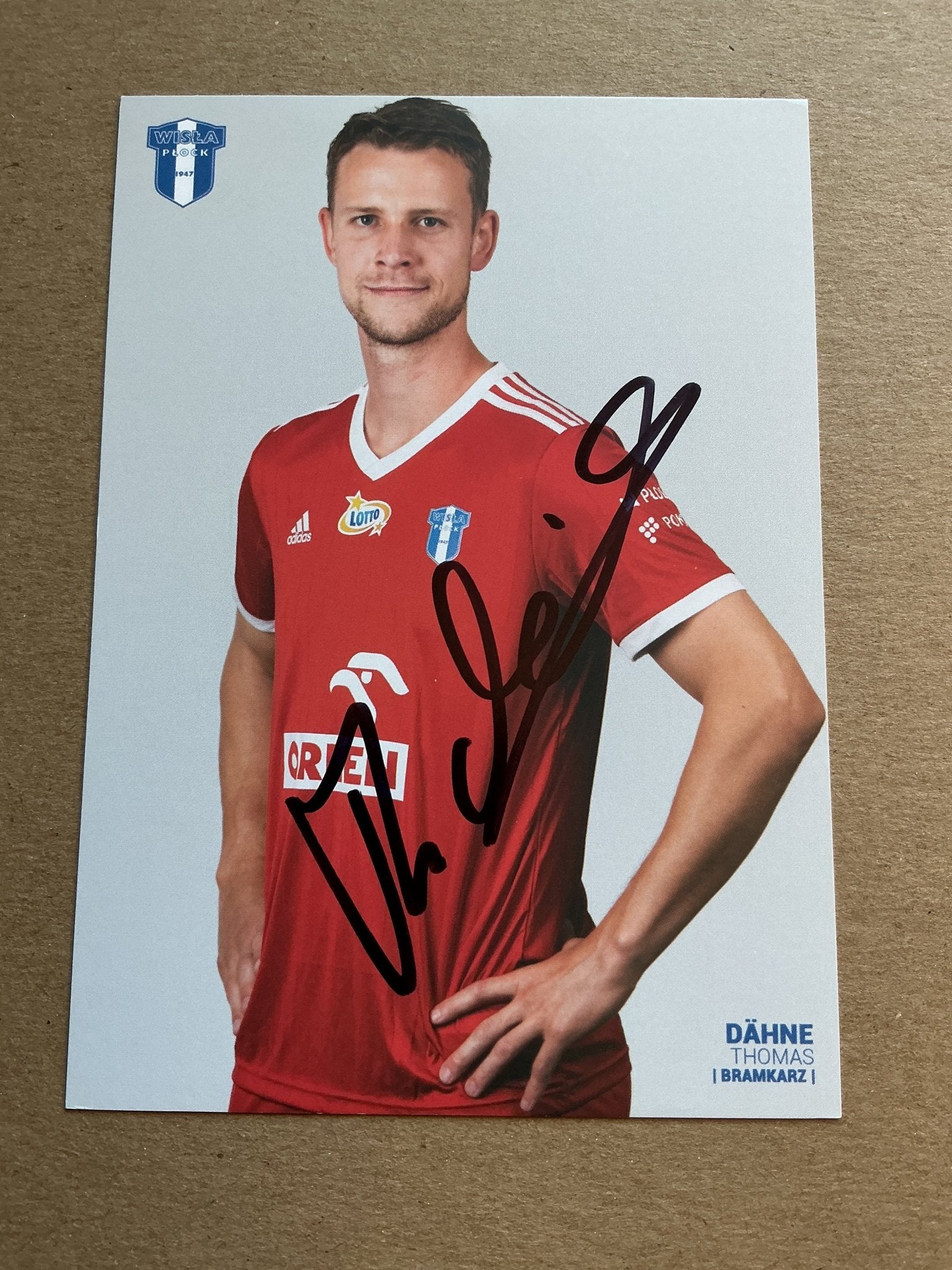 Thomas Dähne, Germany 🇩🇪 Wisła Płock 2019/20 hand signed - Autographs-World