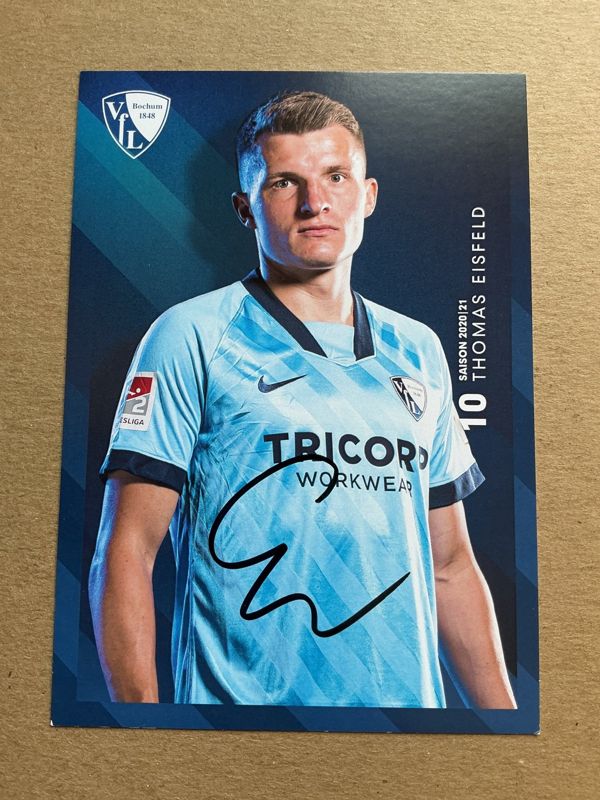 Thomas Eisfeld, Germany 🇩🇪 VfL Bochum 2020/21 hand signed - Autographs-World