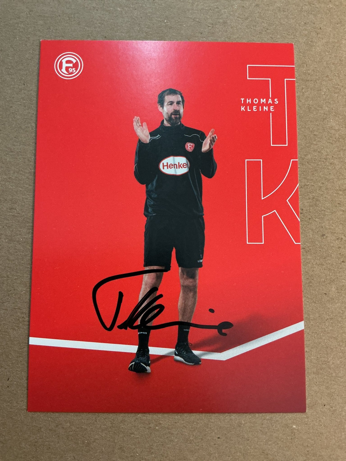 Thomas Kleine, Germany 🇩🇪 Fortuna Düsseldorf 2020/21 hand signed - Autographs-World